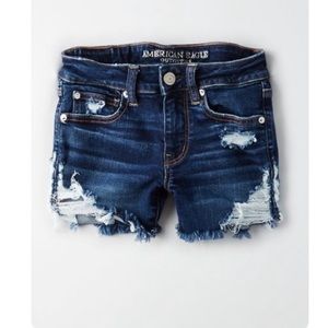 American eagle destroyed midi short